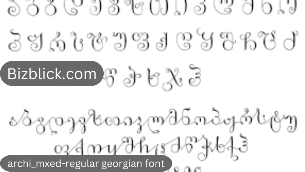 archi_mxed-regular georgian font