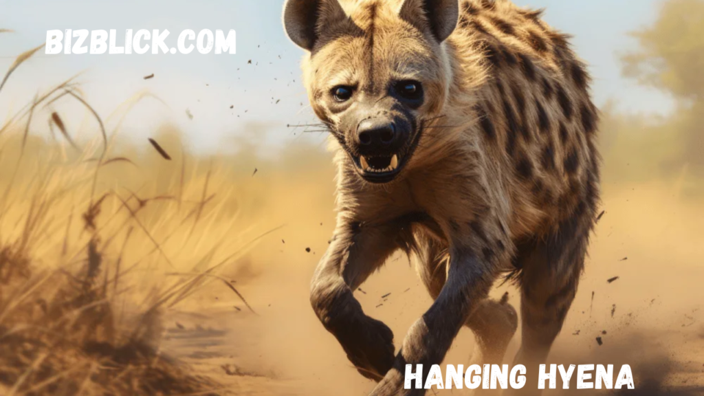 hanging hyena