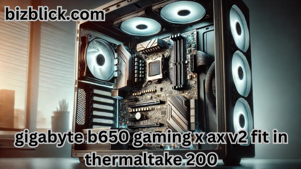 gigabyte b650 gaming x ax v2 fit in thermaltake 200