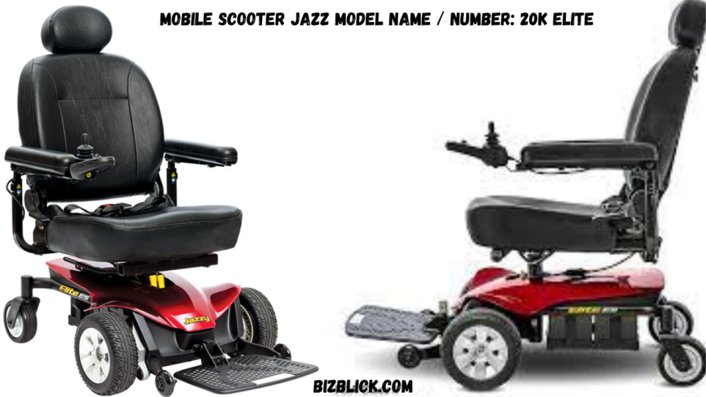 mobile scooter jazz model name / number: 20k elite