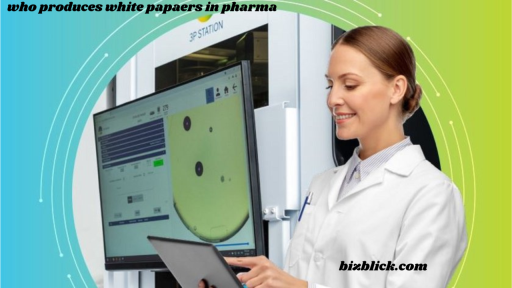 who produces white papaers in pharma