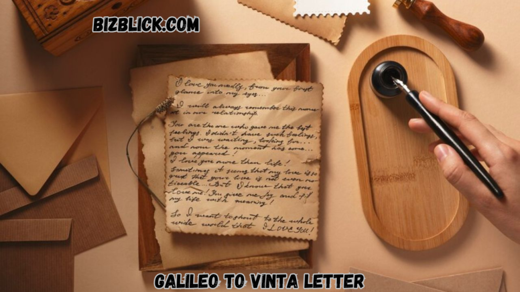 Galileo to Vinta Letter