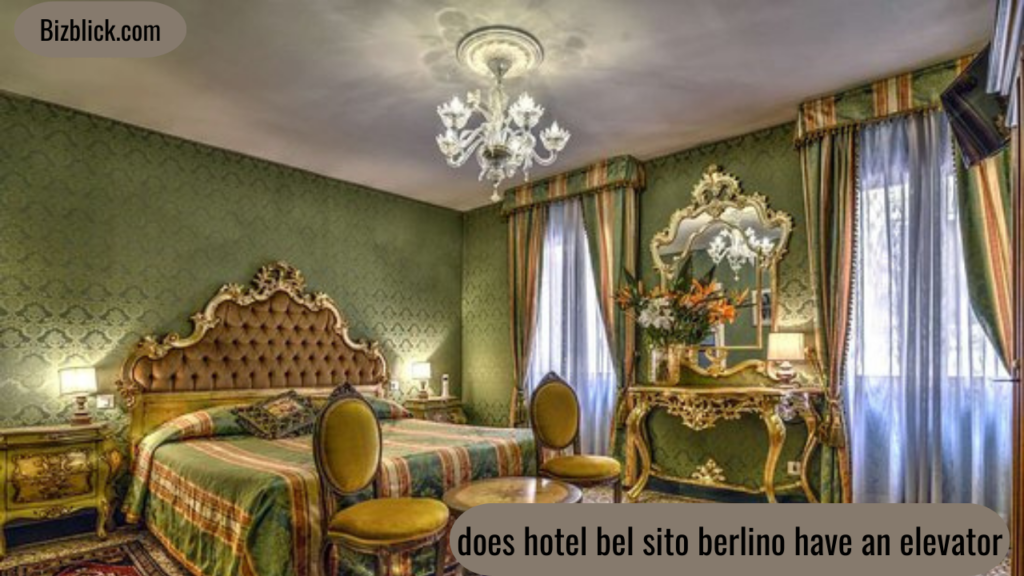 does hotel bel sito berlino have an elevator