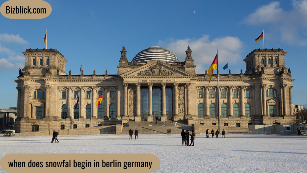 when does snowfal begin in berlin germany